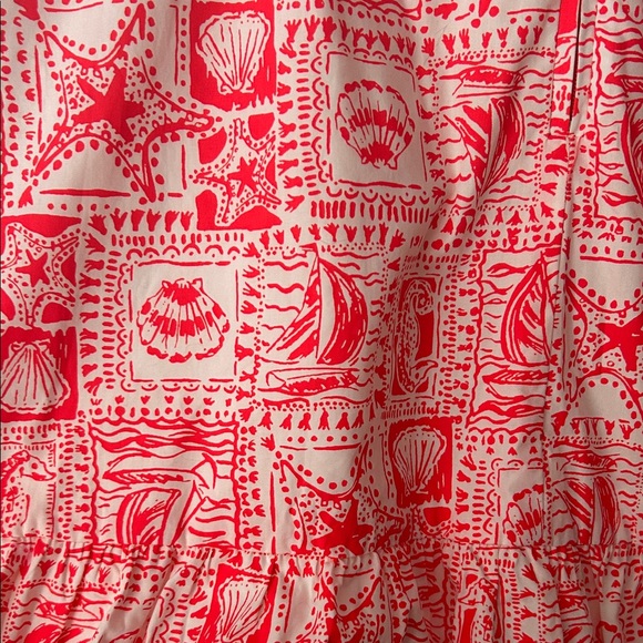 Lilly Pulitzer Red and White Dress - Picture 4 of 6